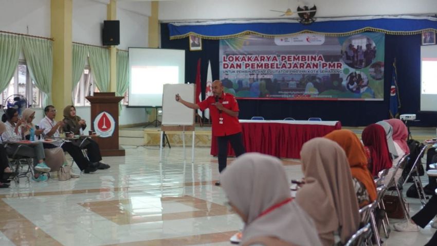 Lokakarya Pembina PMR, Tanamkan Nilai-nilai Kepedulian, Tanggung Jawab Sosial, Kerja Sama Tim, dan Disiplin
