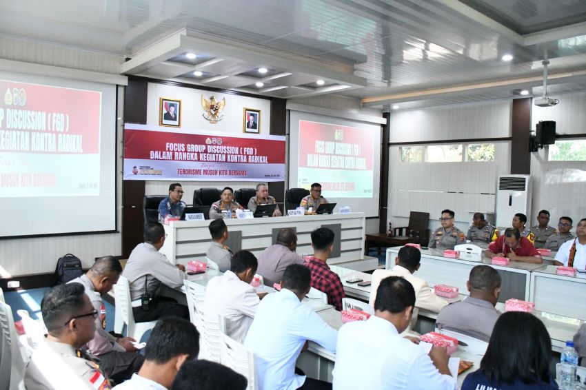Polri Tangkal Radikalisme Lewat FGD Bertema “Teroris Musuh Kita Bersama"