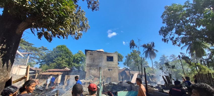 Tujuh Rumah di Kabupaten Sikka-NTT Ludes Terbakar