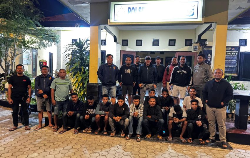 Mabuk Miras dan Buat Keributan di Tempat Pesta Wisuda, Sembilan Pemuda di Kota Kupang Diamankan Polisi