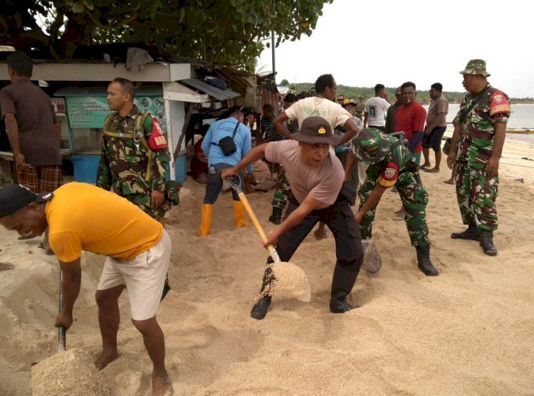 Walau Sakit, Bhabinkamtibmas di Kupang Barat Tetap Aktif Jalankan Tugas Kamtibmas
