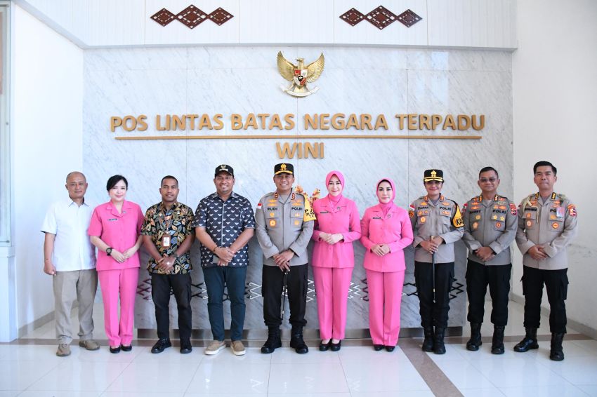 Kapolda NTT Tinjau PLBN Wini