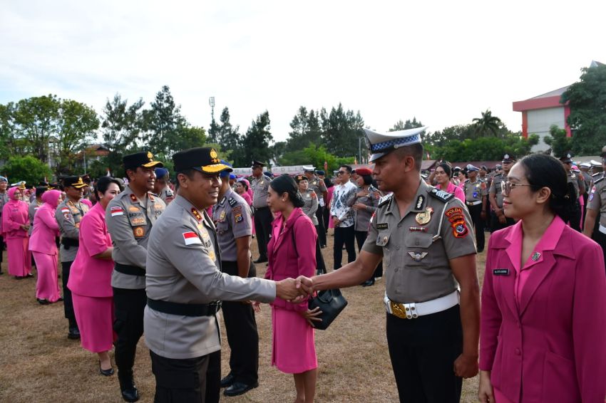 1.015 Anggota dan ASN Polri di Polda NTT dan Polres Jajaran Naik Pangkat