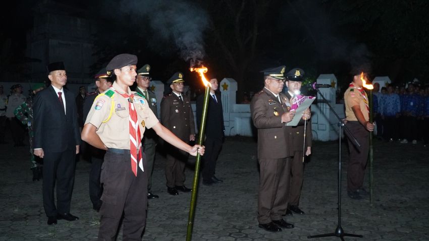 Pemkab Langkat Gelar Renungan Suci di TMP Bahagia Berandan