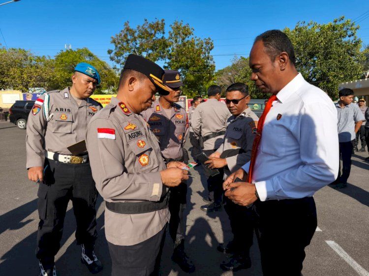 Sejumlah Anggota Polresta Kupang Kota Diberi Pembinaan Karena Melanggar Aturan