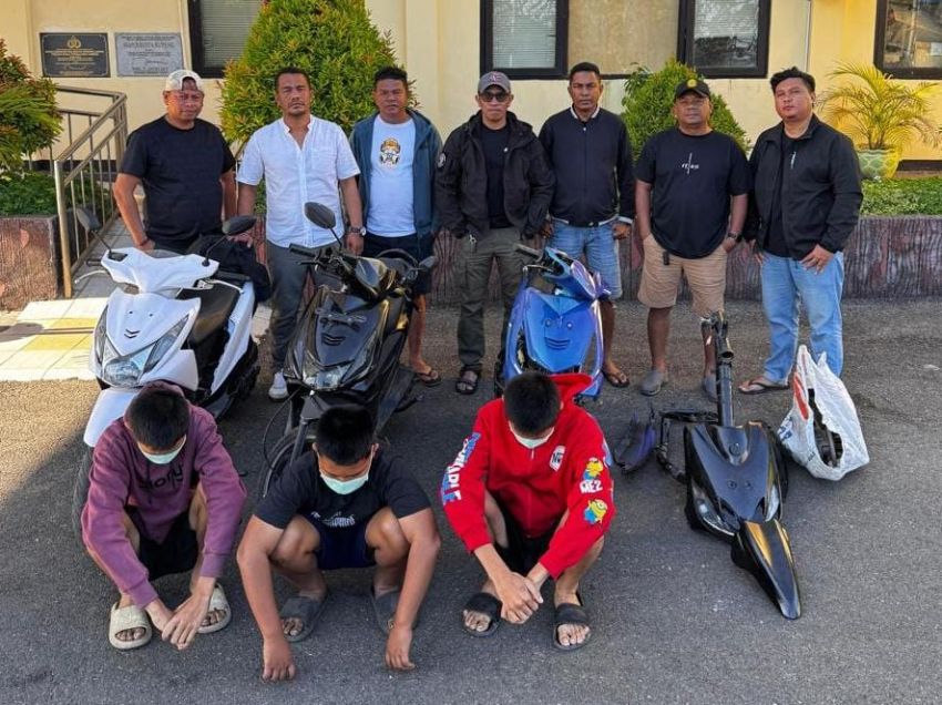Terlibat Curanmor, Pelajar Sekolah Dasar dan SMA di Kota Kupang Diamankan Polisi