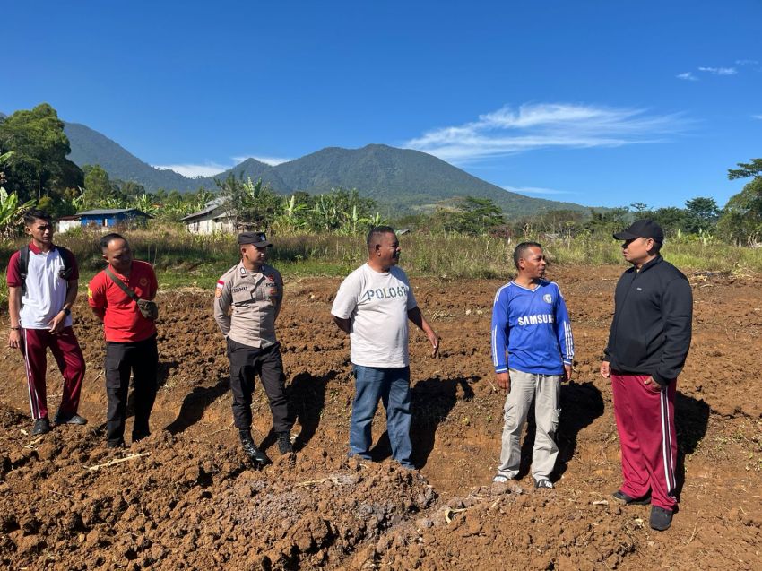 Dukung Ketahanan Pangan, Polres Manggarai Siapkan 50 Hektar Lahan Penanaman Jagung