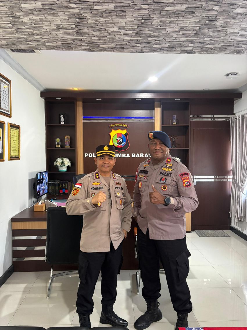 Kapolres Sumba Barat-Danyon Brimob Batalyon C Pelopor Jamin Keamanan Warga di Sumba Barat Dan Sumba Tengah