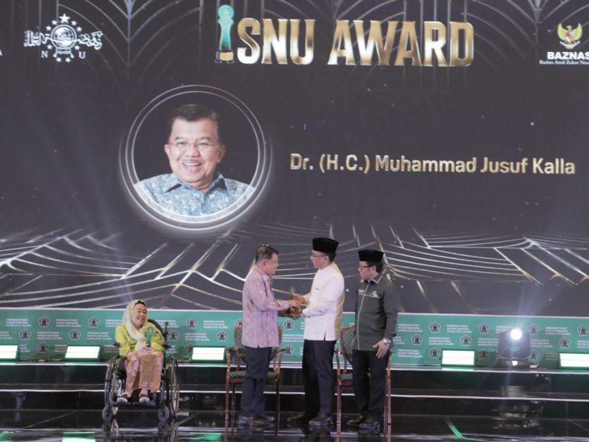 Ketum DMI Dapat ISNU Award 2025, JK: Tidak ada Negara Maju Tanpa dengan Damai