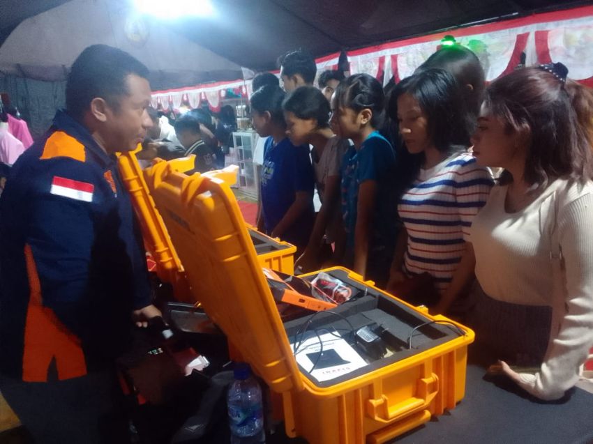 Ikut Pameran Pembangunan HUT Kemerdekaan RI Ke - 80, Stand Polres Rote Ndao Ramai Dikunjungi Warga