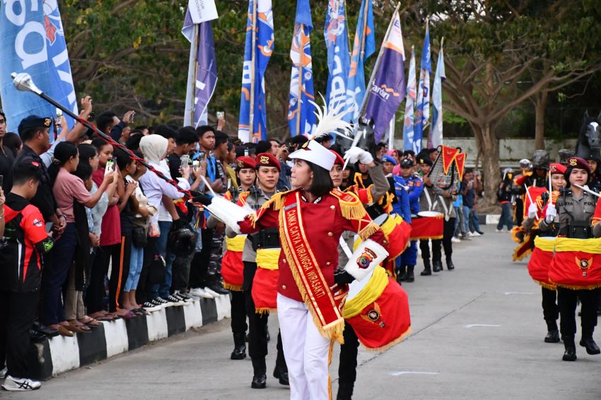 Sinergi di Tapal Batas, Polda NTT Gelar Motaa’in Border Safety Riding
