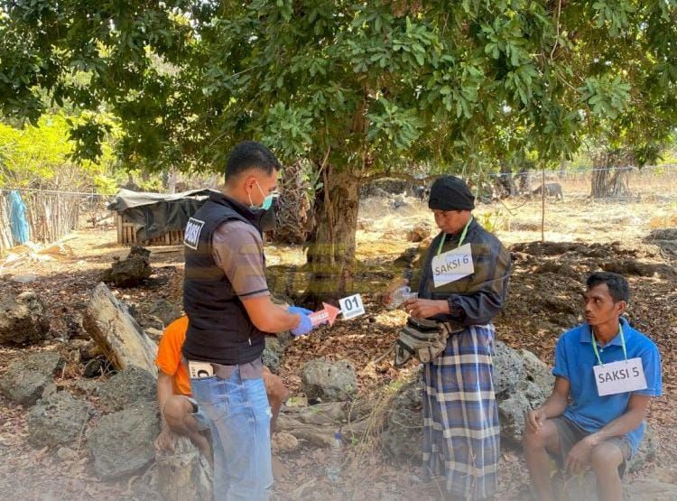 Kasus Penganiayaan Lansia Hingga Meninggal Dunia di Sabu Raijua Direka Ulang