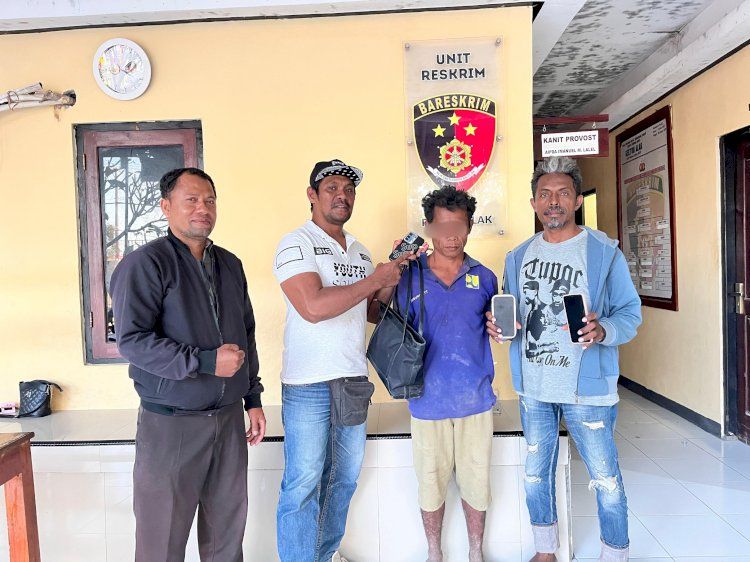 Buruh Bangunan di Kota Kupang Diamankan Polisi Karena Rampas Handphone Dengan Sajam
