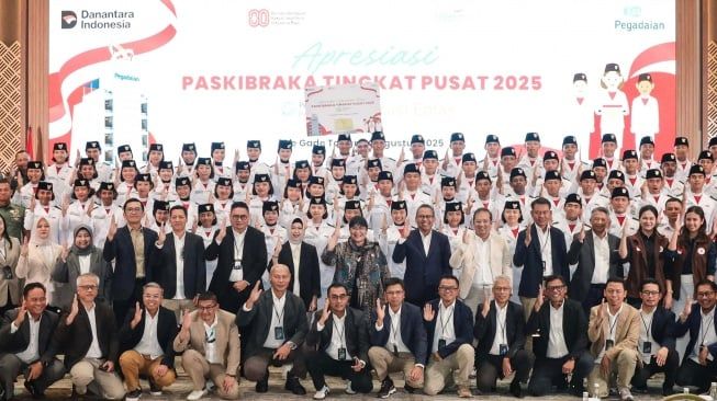 Pegadaian Apresiasi Paskibraka Nasional 2025 Lewat Tabungan Emas, Dorong Generasi Emas Indonesia