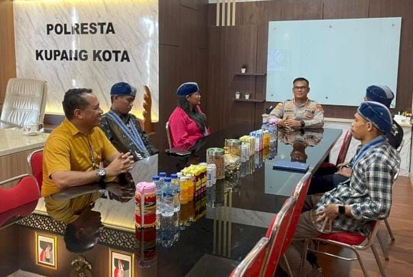 Bertemu Kapolresta Kupang Kota, GMKI Kupang Soroti Sejumlah Persoalan Sosial Kemasyarakatan