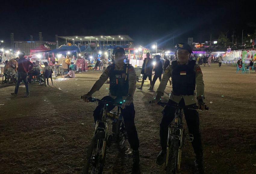 Jamin Keamanan Pameran Pembangunan dan Aktivitas Wisatawan, Polres Rote Ndao Gagas Patroli Bersepeda
