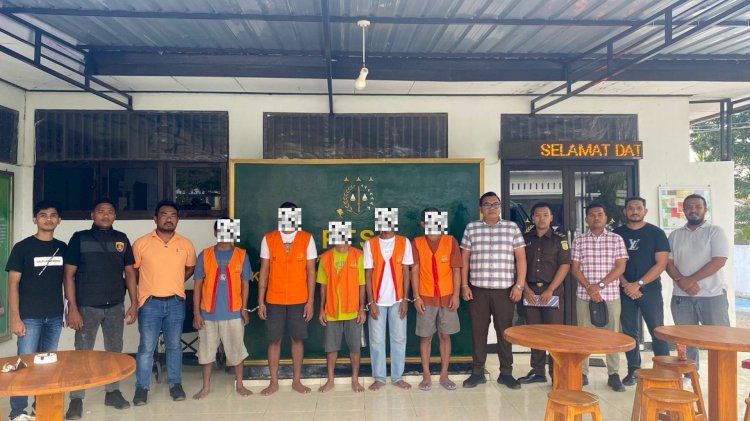 Lima Tersangka Kasus People Smugling di Rote Ndao-NTT Diserahkan ke JPU