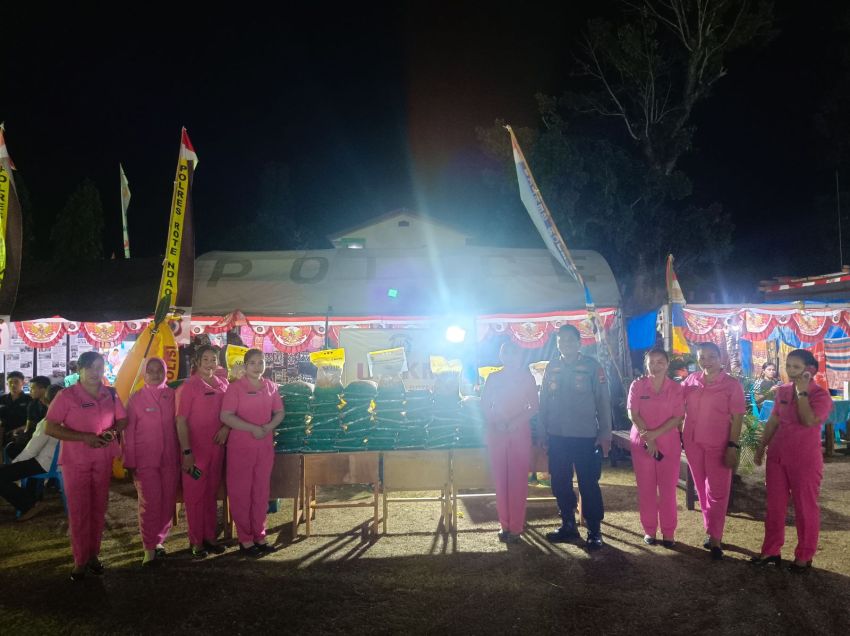 Polres Rote Ndao Gelar Bazar Pangan Murah di Arena Pameran Pembangunan