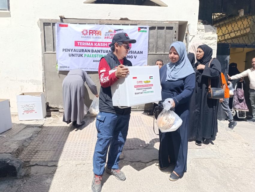 Amanah Donatur Indonesia Tembus Palestina Lewat Jalur Yordania