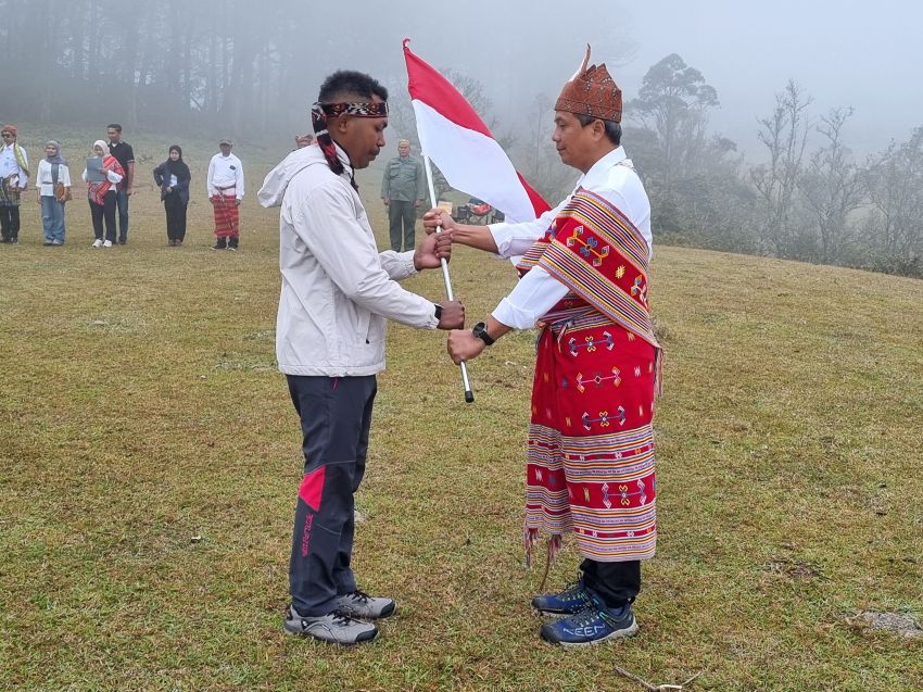 BBKSDA NTT dan Masyarakat Adat  Rayakan HUT RI Ke 80 di TN Mutis Timau