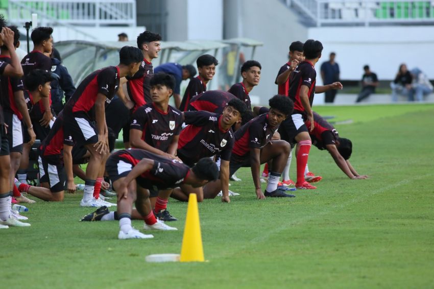 Jelang Piala Kemerdekaan, Timnas Indonesia U-17 Jajal Rumput Stadion Utama Sumatera Utara