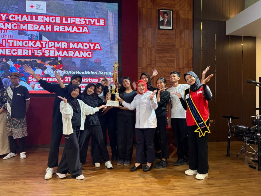 Grup PMR SMP Negeri 15 Semarang Raih Juara Pertama Lomba Smart Health Challengges PMI Kota Semarang 2025, Simak Daftar Lengkapnya Para Pemenang