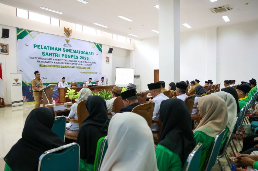 125 Santri Ikuti Pelatihan Sinematografi di MAJT, Wagub Jateng Taj Yasin Ajak Santri Berdakwah Lewat Film Pendek