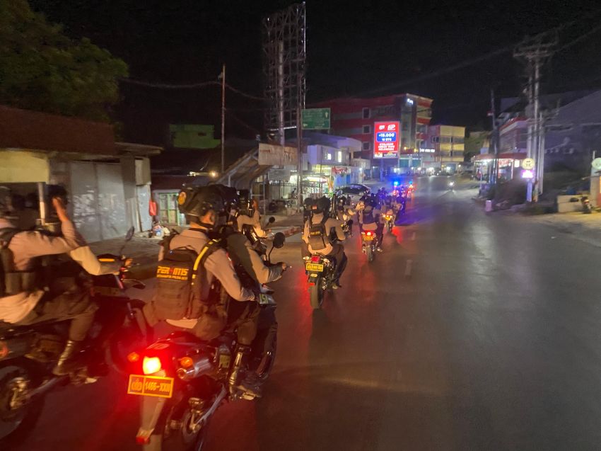 Pastikan Keamanan Warga, Polda NTT-TNI Gelar Patroli Skala Besar di Kota Kupang