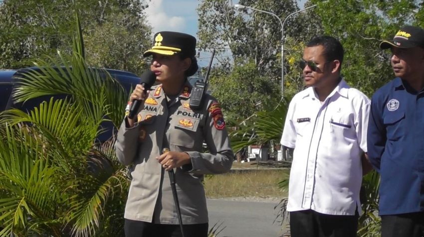 350 Anggota Polres TTU Amankan Lintasan Balap Sepeda Tour de EnTeTe