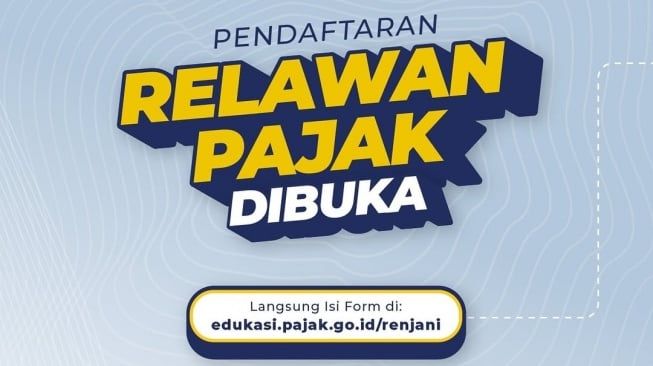 Rekrutmen Relawan Pajak 2025 Dibuka, Simak Tugas, Benefit, dan Cara Daftarnya