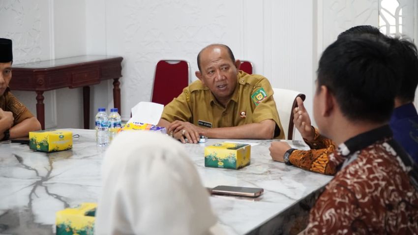 Syah Afandin Lepas Putri Langkat Wakili Sumut di MTQ Mahasiswa Nasional