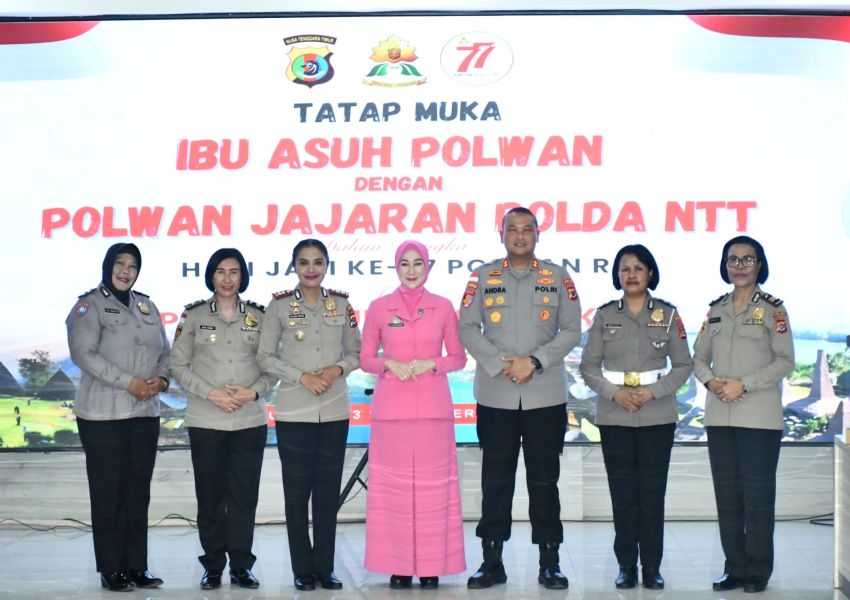 Polwan Polda NTT Diajak Terus Berkarya dan Menginspirasi