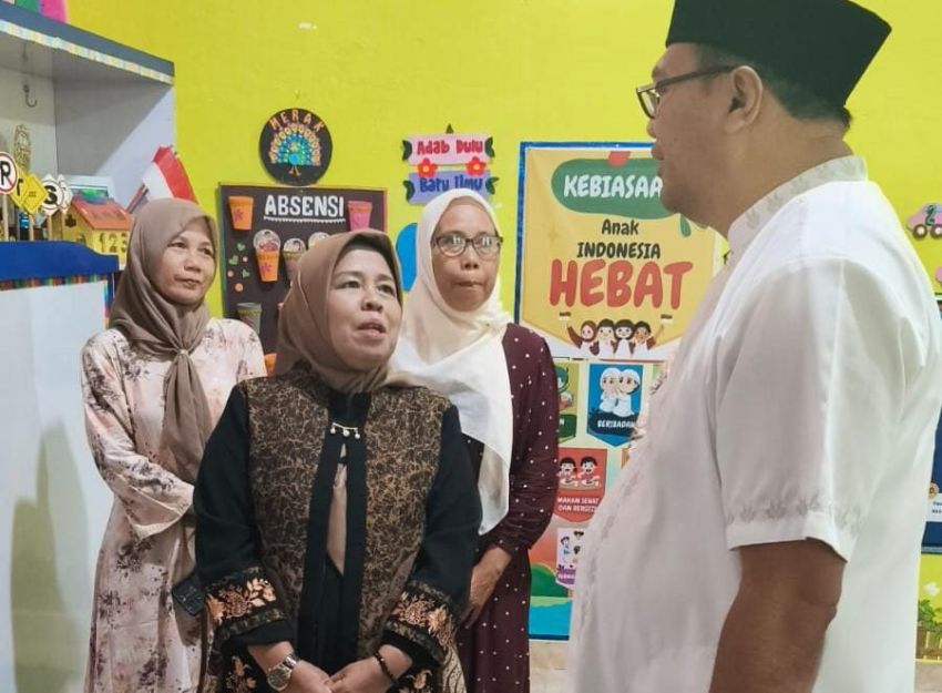 Bupati Deli Serdang Kunjungi PAUD Cendana Pantai Labu