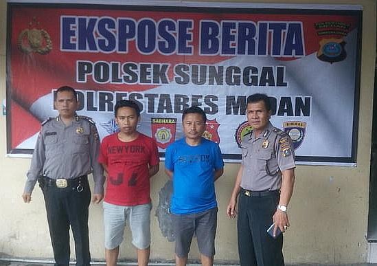 Seorang PNS Bersama Rekannya Ditangkap Polsek Sunggal Gegara Terlibat Penganiayaan