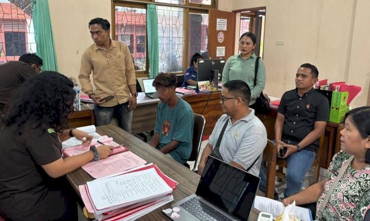 Pelaku Kasus Cabul Anak Dibawah Umur Diserahkan Polsek Maulafa ke JPU