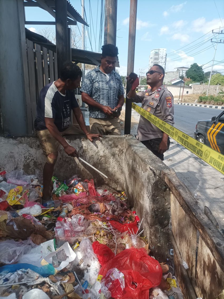 Mayat Bayi Laki-laki Ditemukan dalam Bak Sampah di Kelapa Lima-Kota Kupang