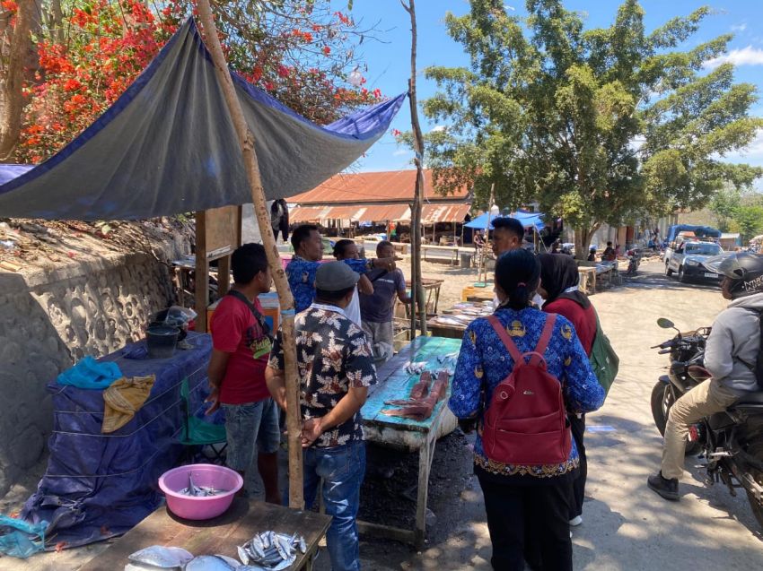 Ikan Berformalin Dijual Pedagang Ikan di Kefamenanu-TTU, Polisi Turun Tangan