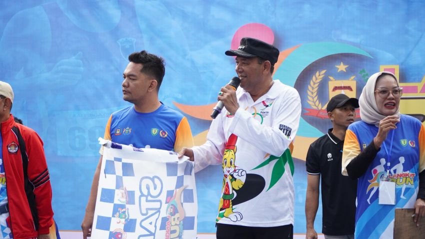 Zita Anjani & Syah Afandin Lepas 3.350 Peserta Langkat Run Fest 2025