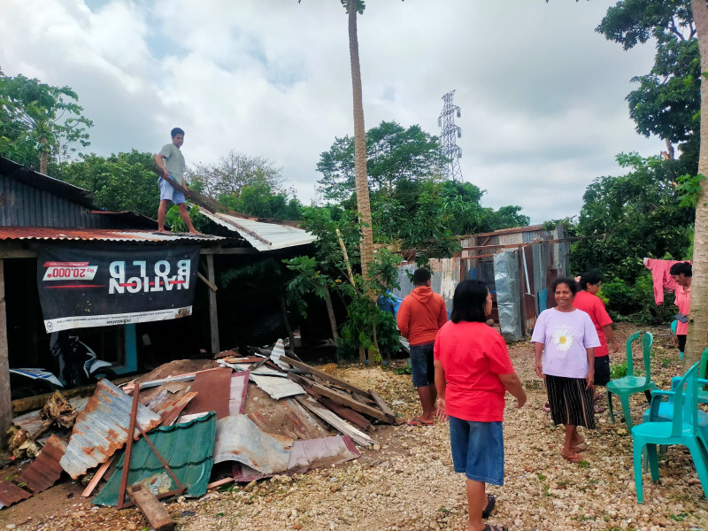 Satu Gereja dan Belasan Rumah Warga di Bello-Kupang Rusak Berat Disapu Angin Kencang