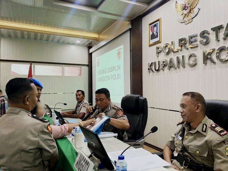 Tidak Disiplin, Lima Anggota Polresta Kupang Kota Diberi Sanksi Dinas