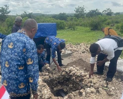 Janin Temuan Warga di Sungai Kuanino-Kupang Dimakamkan