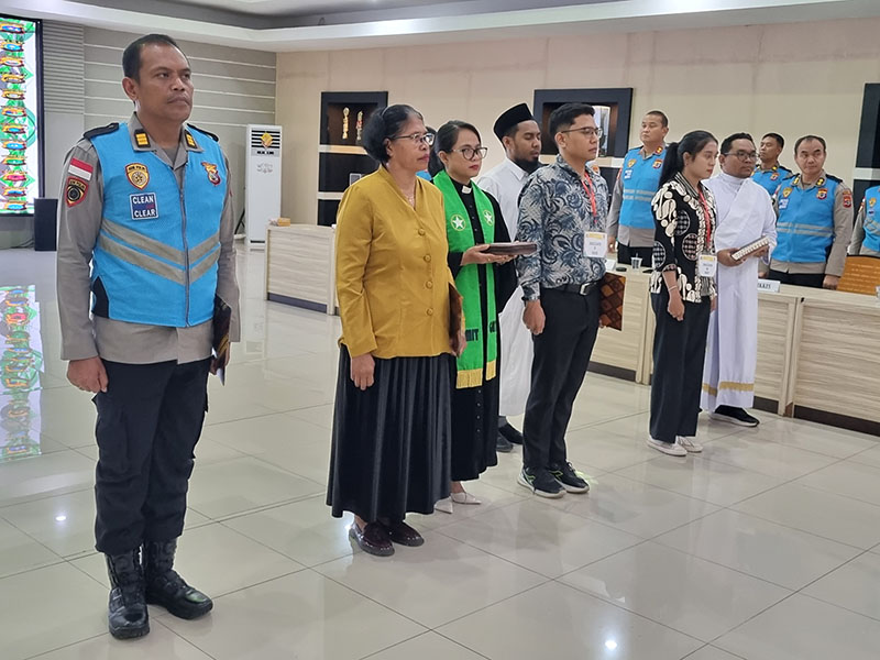 Penerimaan Polri Sumber Sarjana Dibuka, Wakapolda NTT Minta Peserta Percaya Pada Kemampuan Diri