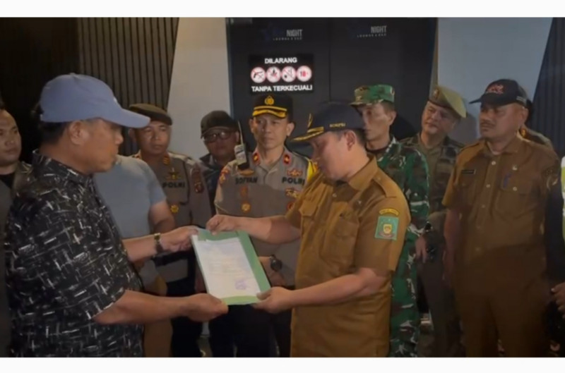 Diduga Terus Beroperasi Tanpa Izin, Blue Night Dapat Peringatan Pertama: Bangunan Blue Night Terancam Dibongkar Paksa Tim Terpadu Pemprov Sumut