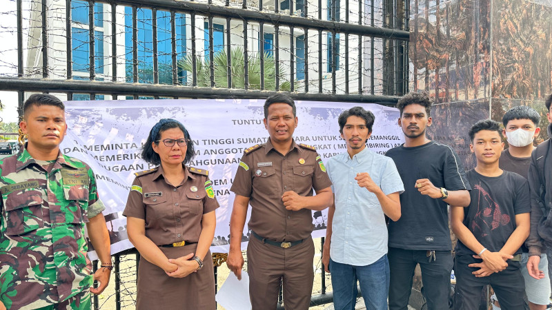 Koalisi Aktivis Sumut Kepung Kejati, Minta Dugaan Penyimpangan Dana Pokir DPRD Langkat Diusut Tuntas