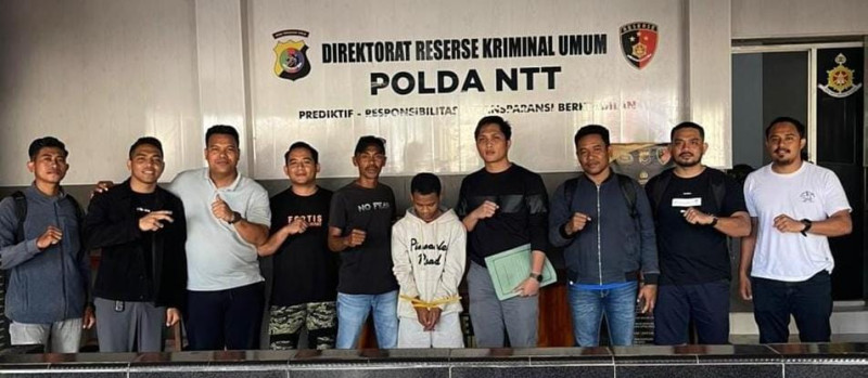 Pasca Ditangkap di Kupang, Tersangka Penganiaya IRT di Rote Timur Ditahan Polisi
