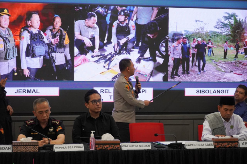 100 Hari Kerja Polrestabes Medan, 526 Kasus Narkoba Diungkap dan 718 Tersangka Diamankan