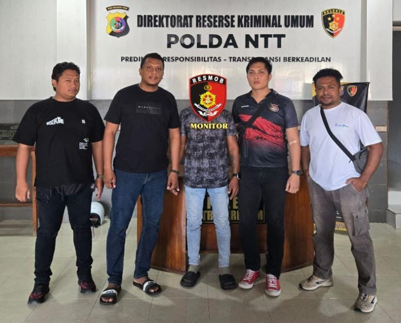 Pukul Warga Tanpa Sebab dan Video Viral di Medsos, Warga Batuplat-Kupang Diamankan Resmob Polda NTT