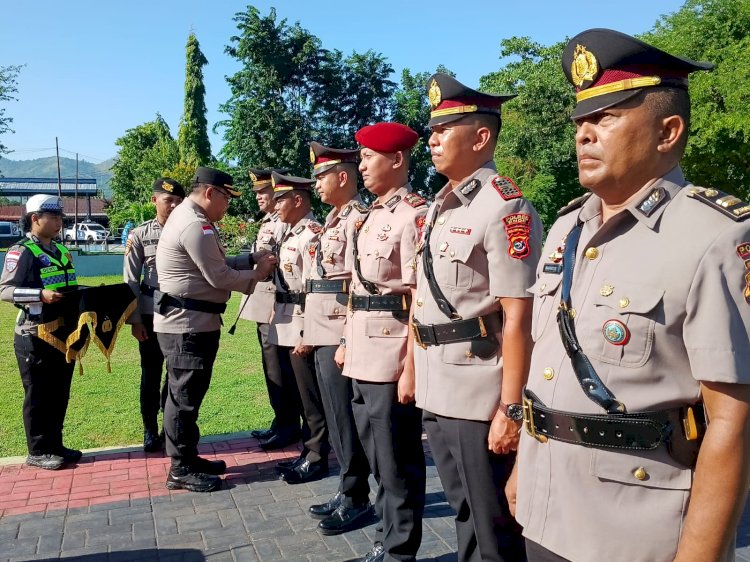 Tiga Kasat dan Satu Kapolsek di Polres Ende Dimutasi