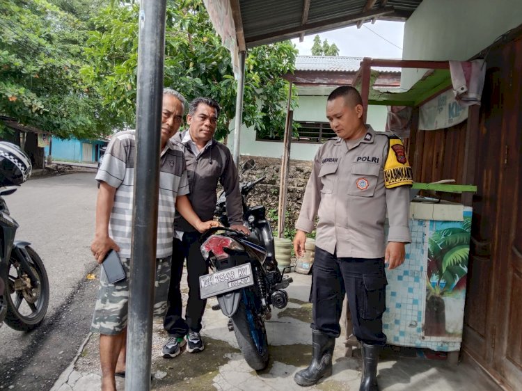 Terparkir Berhari-hari, Sepeda Motor Tanpa Pemilik Diamankan Polisi