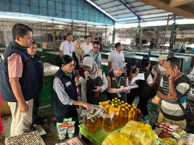 Cek Harga dan Stok Pangan di Pasar, Tim Satgas Saber Temukan Ada Komoditas Dijual Diatas HET